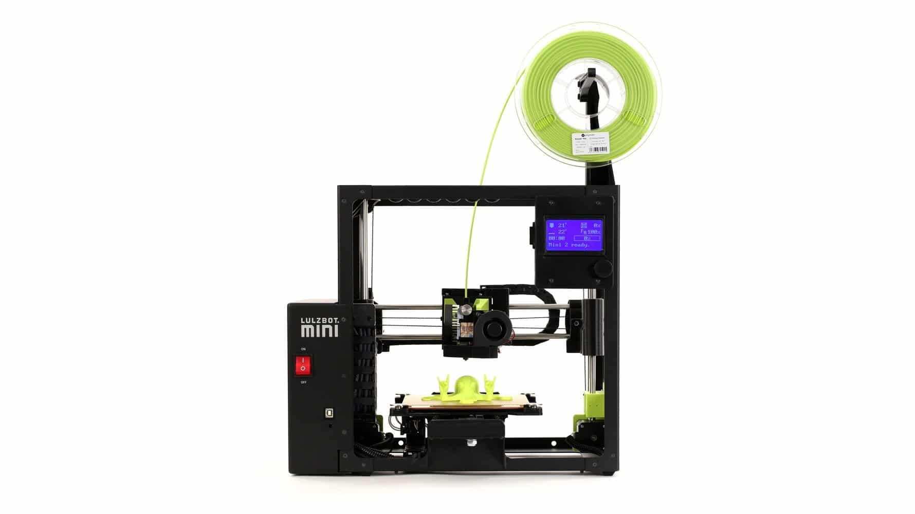 Lulzbot Mini 2 desktop 3D printer and Cura 3.2 software released