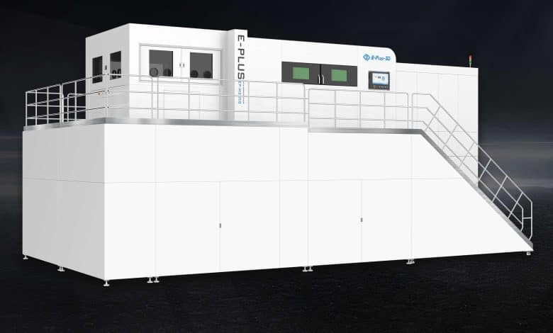 Eplus3D launches EP-M2050 multi-laster metal 3D printer with a build volume of 2050 x 2050 x 1100mm and a six-by-six laser matrix.