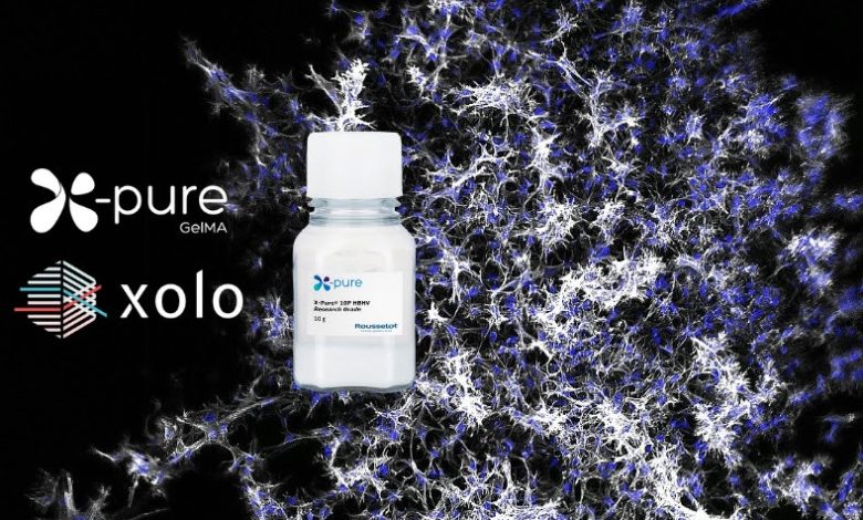Rousselot and xolo 3D bioprinting co-branding agreement - integrating Rousselot's X-Pure GelMA solution into xolo's bioinks.