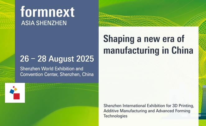 Formnext South China rebrands as Formnext Asia Shenzhen. The next edition will be held from 26 – 28 August 2025.
