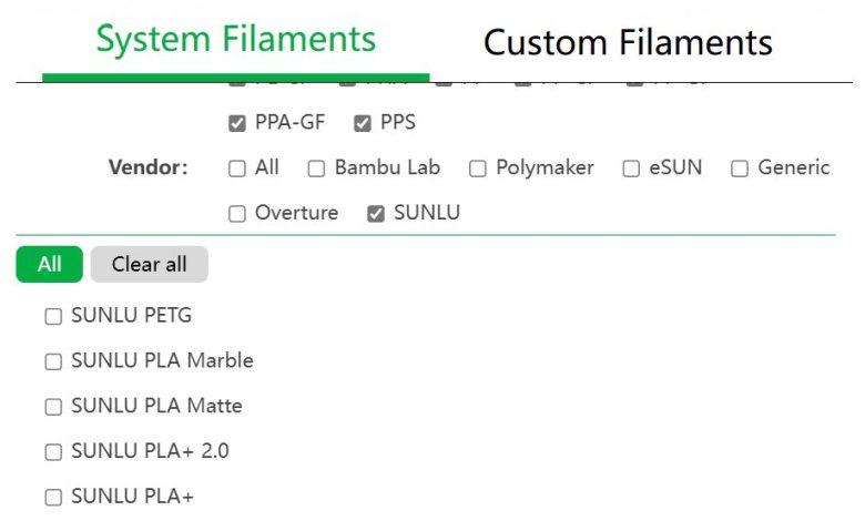 Bambu Studio now offers SUNLU filament profiles. Users can expect smoother print workflows and improved results with SUNLU filament.