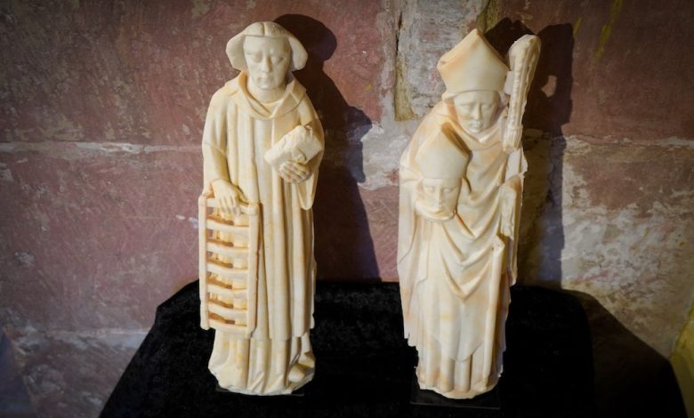 14th century statue 3D printed National Trust MTC