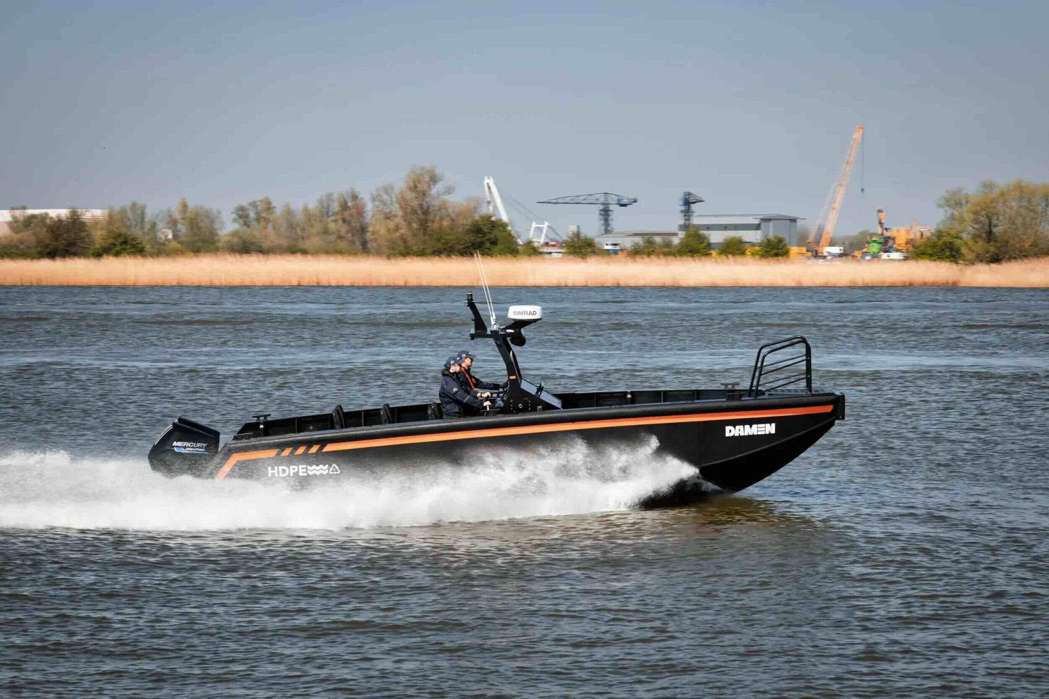 Damen e CEAD sviluppano una workboat in HDPE stampata in 3D