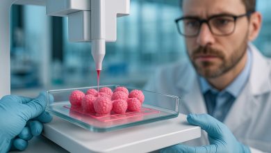 Scientists 3D print functional human islets to treat type 1 diabetes using an alginate and decellularized human pancreatic tissue bioink.