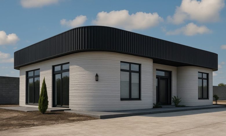 Ukraine develops 3D printing concrete from war debris - incorporating waste from demolished structures and agricultural byproducts.