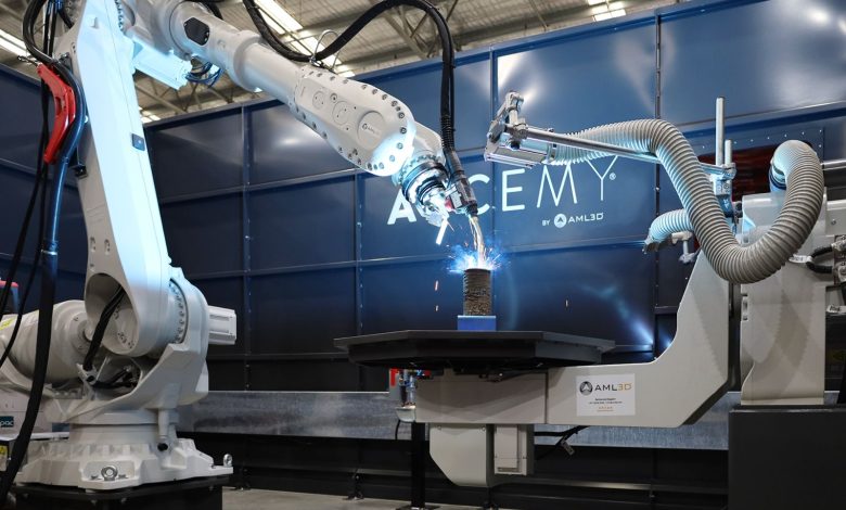 Rethinking metal production with AML3D. How WAM and ARCEMY solutions are transforming large-scale metal part production for the better.