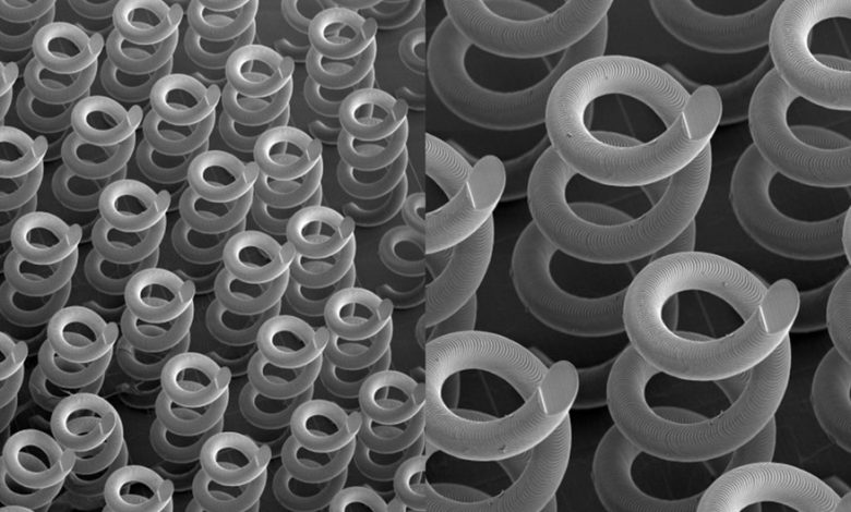 LLNL 3D prints chiral helix metamaterials for THz applications - unlocking new sensing and security applications.