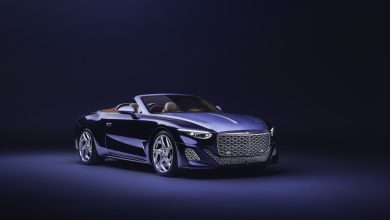 Bentley Batur Convertible with 3D printed platinum