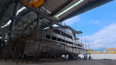 SHINING 3D's FreeScan Trak quantifies hull geometry for aluminum electric catamaran