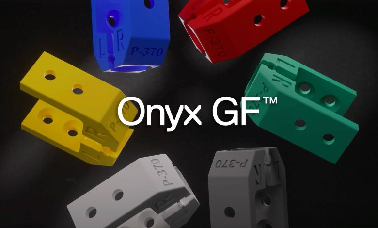 Markforged adds color to Onyx material family with new glass fiber-filled nylon