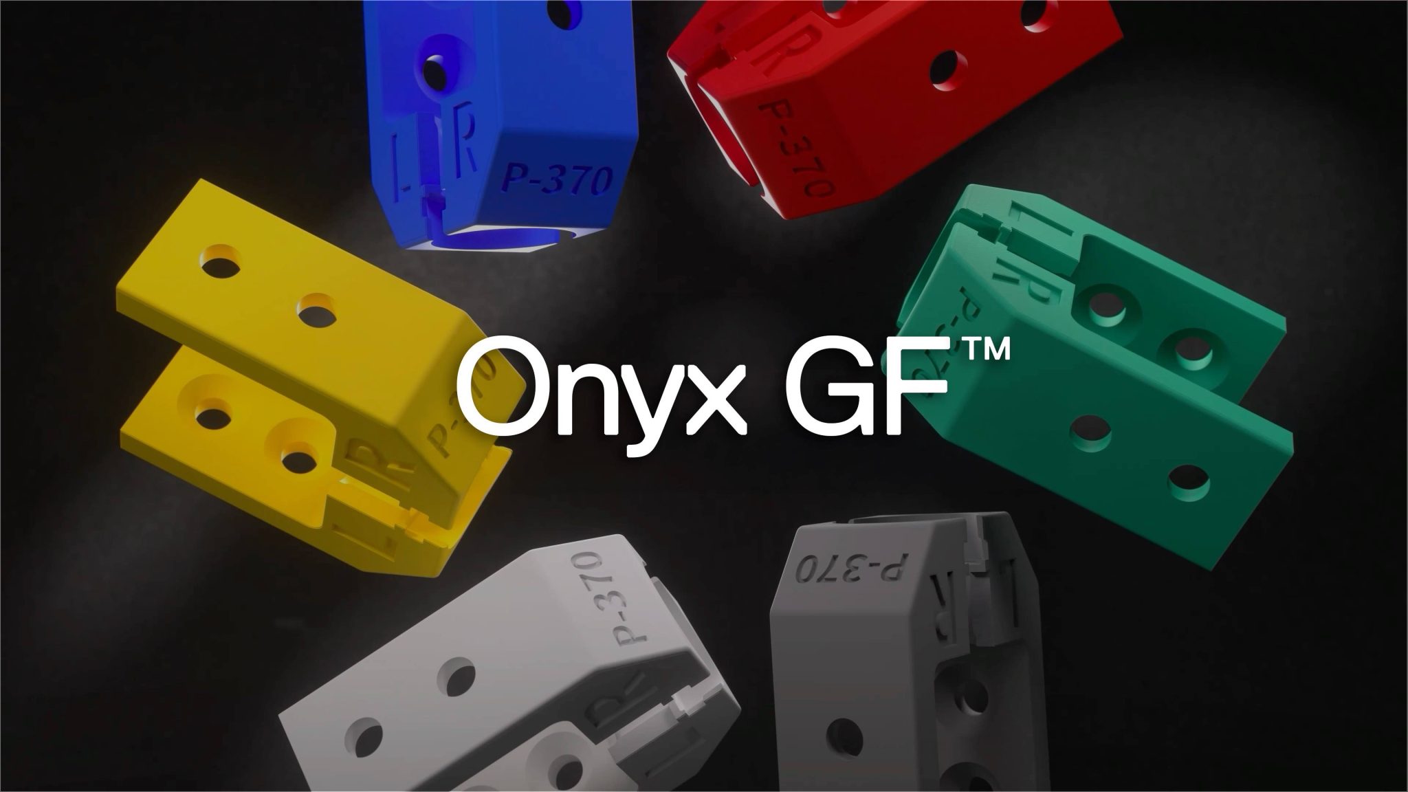 Markforged lancia Onyx GF: nylon rinforzato con fibra di vetro e colori funzionali