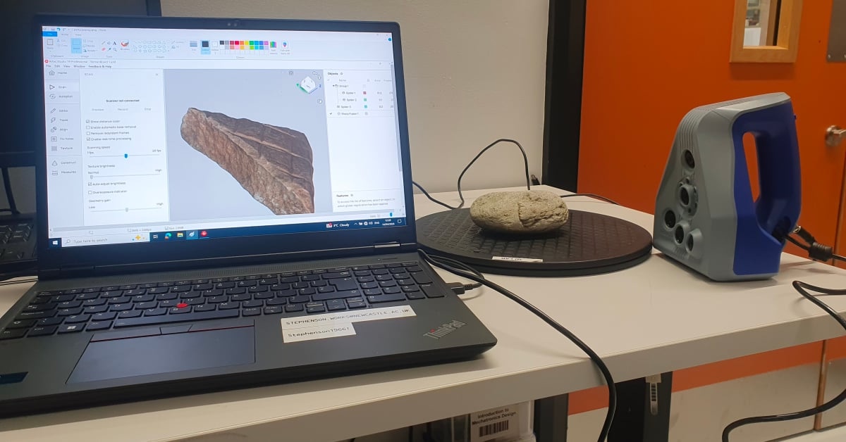 Newcastle University and Vindolanda use 3D scanning to reproduce Roman board game