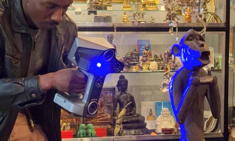 SHINING 3D's EinScan Libre used to digitize sculpture collection at Bremen's Afroasiatic Gallery