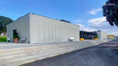 500m² 3D printed recycling center erected in Portugal