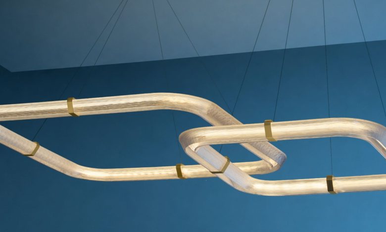 River Luminaire, lighting made using Haddy's LFAM