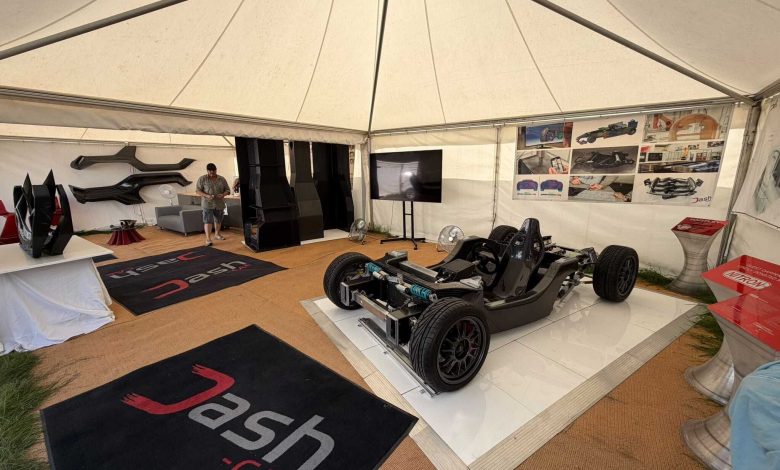 Dash-CAE to display LFAM-enabled carbon monocoque at Goodwood