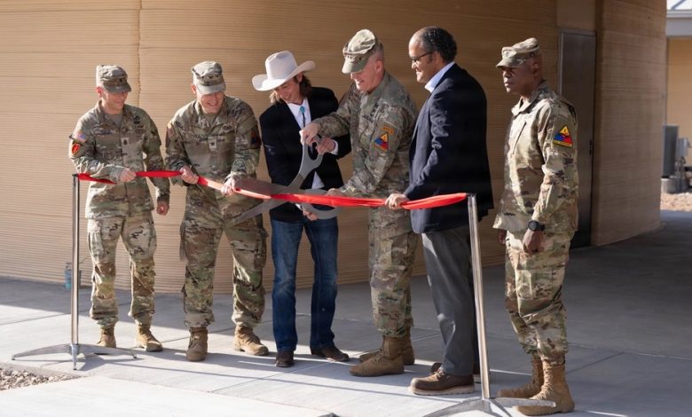 Fort Bliss opens first of 10 3D printed Army barracks