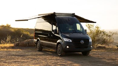 Camper van interior made almost entirely from 3D printed parts