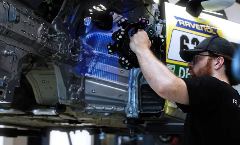 Black Falcon uses 3D scanning to verify rebuilt Nürburgring race car